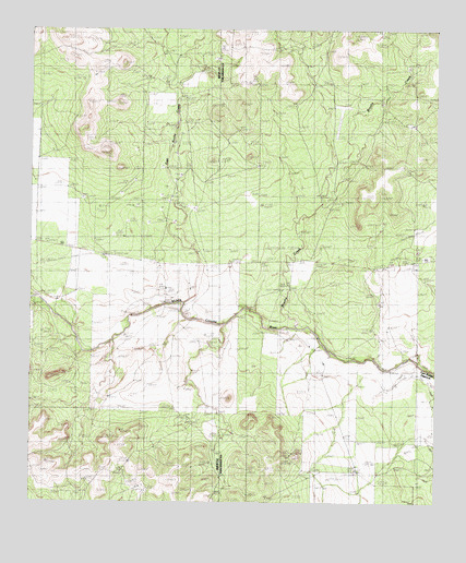 Knickerbocker NW, TX USGS Topographic Map