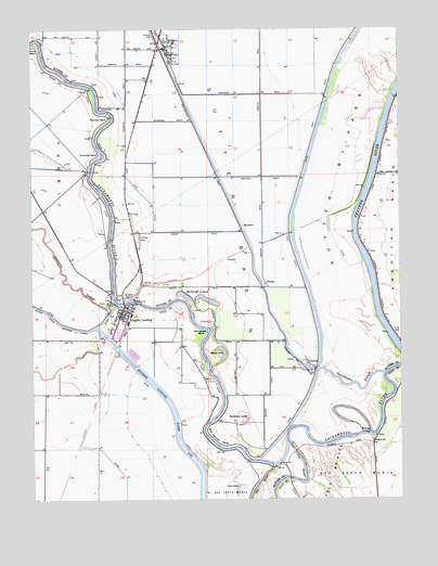 Knights Landing, CA USGS Topographic Map