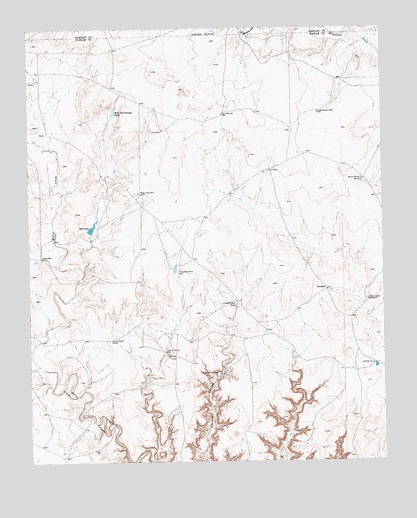Knoblaw, TX USGS Topographic Map