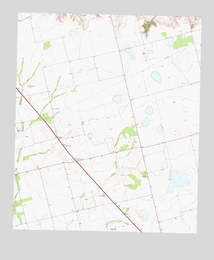 Knott NE, TX USGS Topographic Map