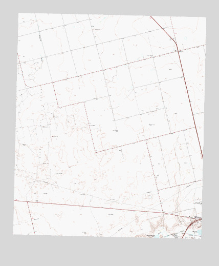 Knott SE, TX USGS Topographic Map
