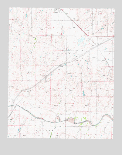 Knowles, OK USGS Topographic Map