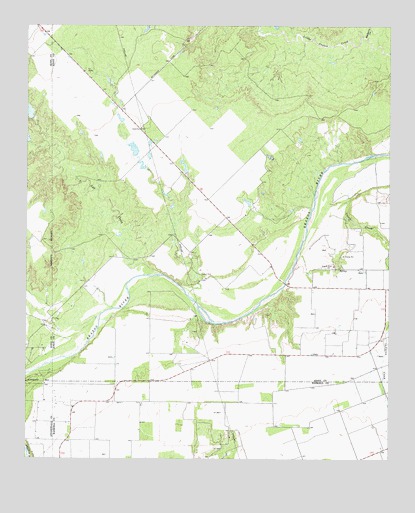 Knox City NW, TX USGS Topographic Map
