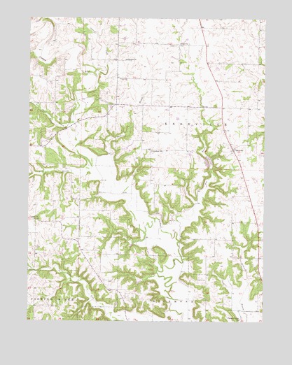 Knoxville, MO USGS Topographic Map
