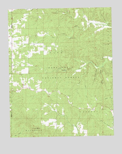 Bardley, MO USGS Topographic Map