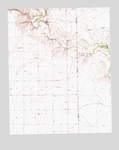 Koger Ranch, NM USGS Topographic Map