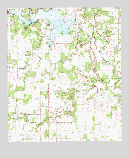 Kokomo, TX USGS Topographic Map