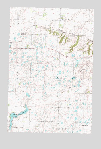 Kongsberg, ND USGS Topographic Map