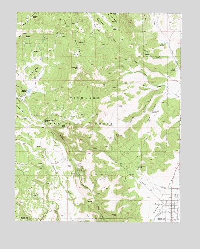 Koosharem, UT USGS Topographic Map