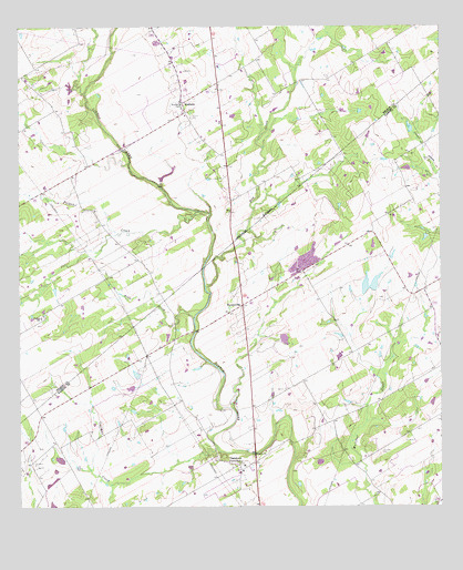 Kosciusko, TX USGS Topographic Map