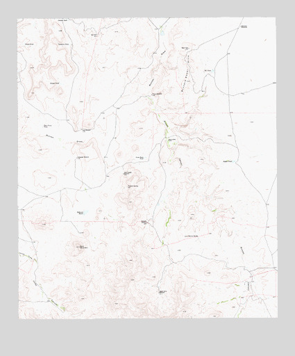 Bare Mountain, TX USGS Topographic Map