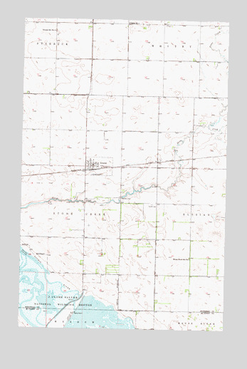 Kramer, ND USGS Topographic Map