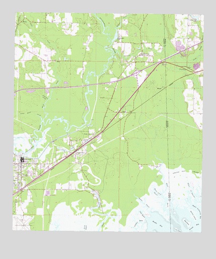 Kreole, MS USGS Topographic Map