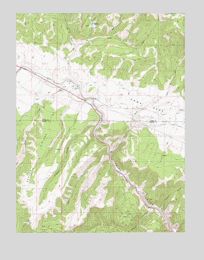 Kyune, UT USGS Topographic Map