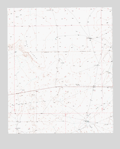 L E Ranch, NM USGS Topographic Map
