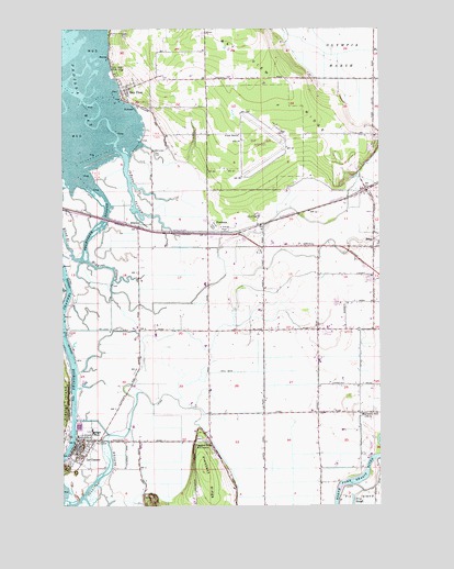 La Conner Washington Map La Conner, Wa Topographic Map - Topoquest