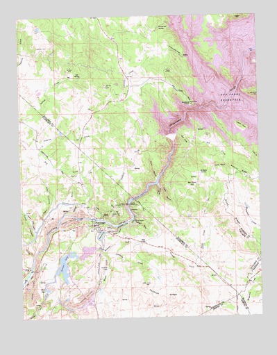 La Grange, CA USGS Topographic Map