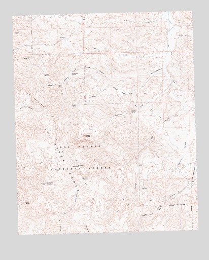 La Panza, CA USGS Topographic Map