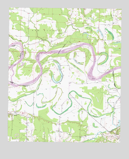 Barkman, TX USGS Topographic Map