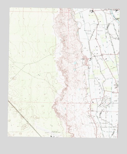 La Union, NM USGS Topographic Map