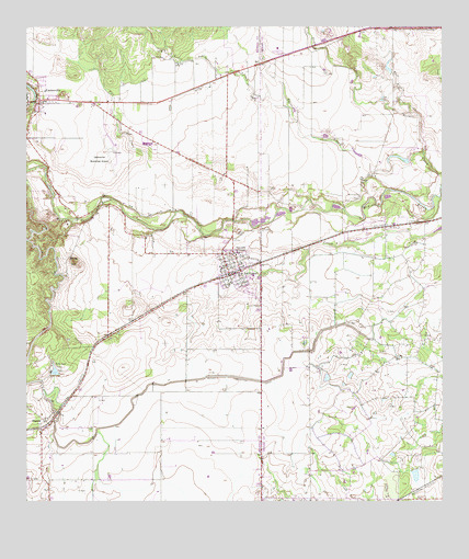 La Coste, TX USGS Topographic Map