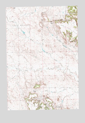 Ladner SE, SD USGS Topographic Map