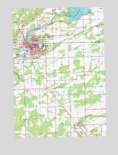 Ladysmith, WI USGS Topographic Map