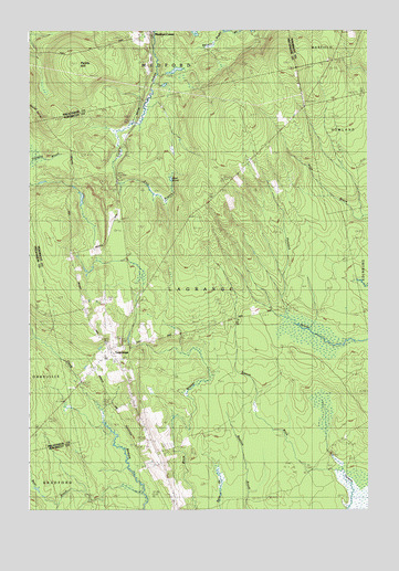 Lagrange, ME USGS Topographic Map