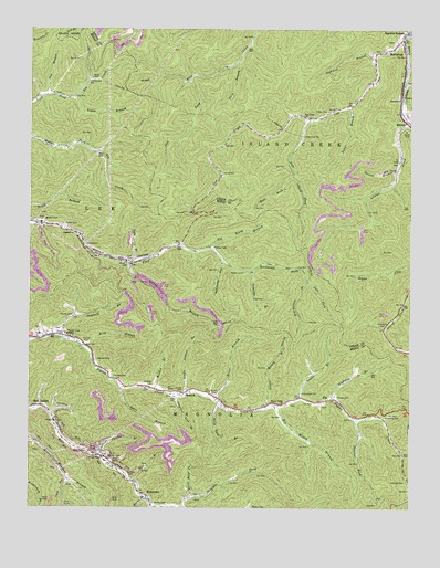 Barnabus, WV USGS Topographic Map