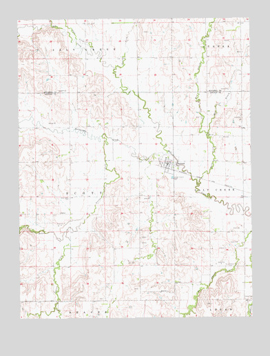 Barnard, KS USGS Topographic Map
