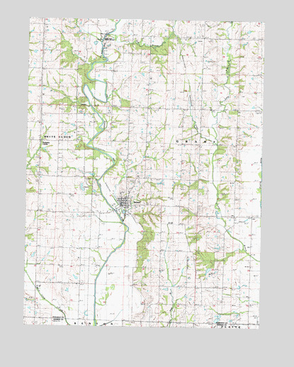 Barnard, MO USGS Topographic Map