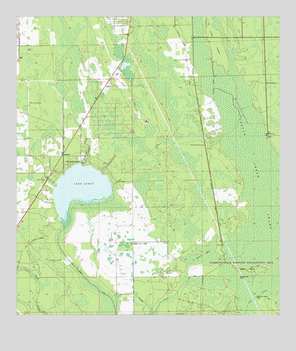 Lake Ashby, FL USGS Topographic Map