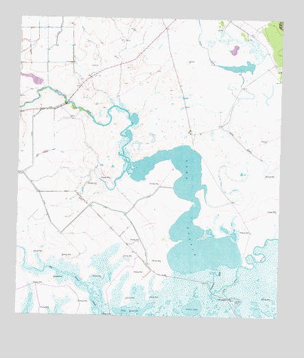 Lake Austin, TX USGS Topographic Map