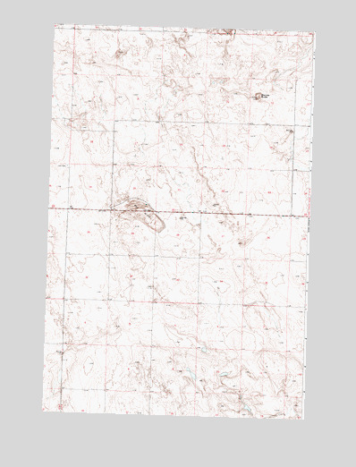 Barnes Butte, WA USGS Topographic Map