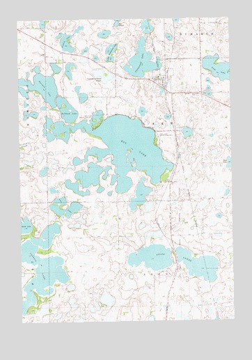Lake City, SD USGS Topographic Map