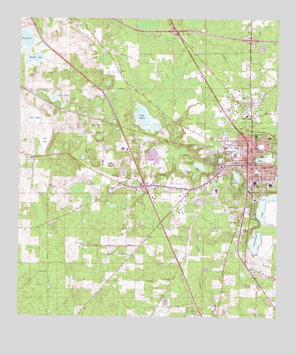 Lake City West, FL USGS Topographic Map
