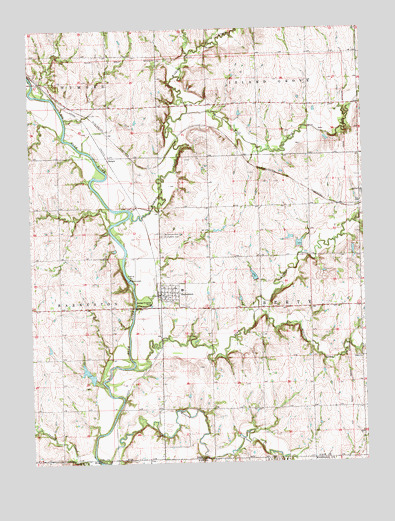 Barneston, NE USGS Topographic Map