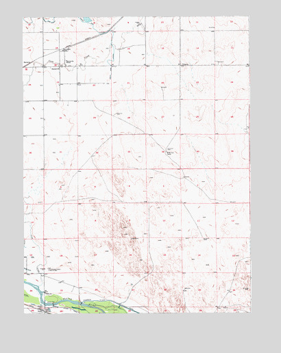 Barnesville, CO USGS Topographic Map