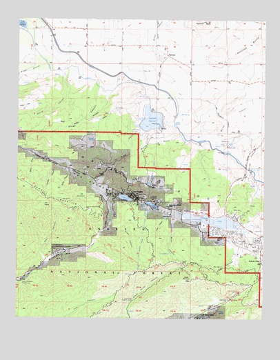 Lake Hughes, CA USGS Topographic Map