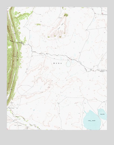 Lake Isabel, NM USGS Topographic Map