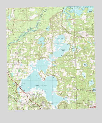 Lake Jackson, FL USGS Topographic Map