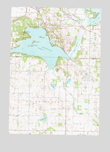 Lake Koronis, MN USGS Topographic Map