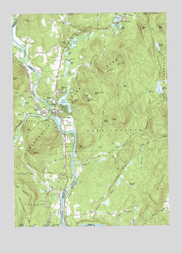 Lake Luzerne, NY USGS Topographic Map