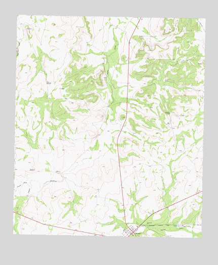 Barnhart, TX USGS Topographic Map
