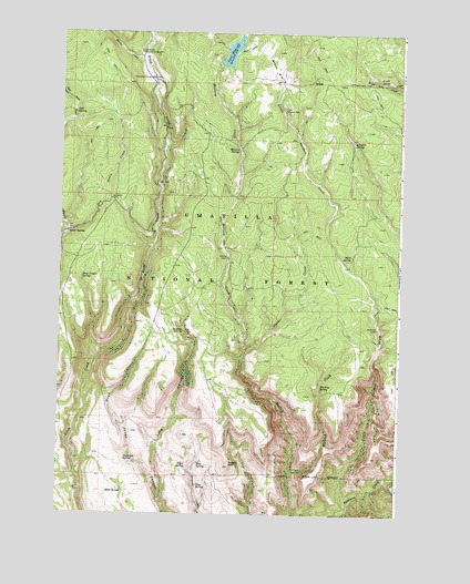 Lake Penland, OR USGS Topographic Map