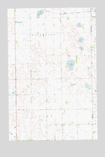 Lake Pickard, ND USGS Topographic Map