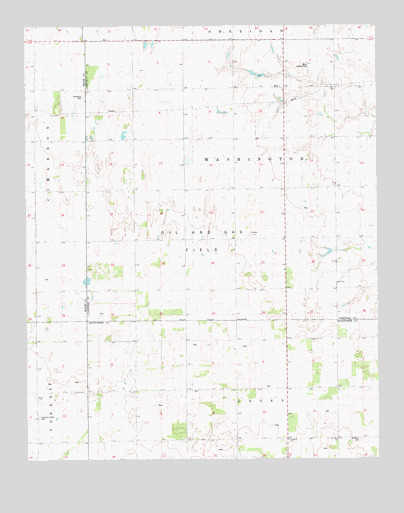 Barr, OK USGS Topographic Map