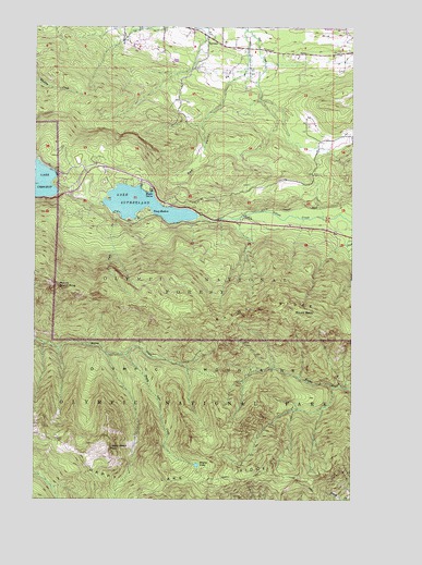 Lake Sutherland, WA USGS Topographic Map