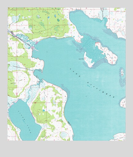 Lake Weohyakapka NE, FL USGS Topographic Map