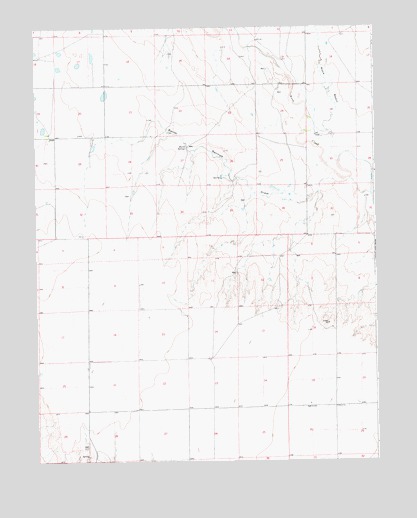 Barrel Springs Draw, CO USGS Topographic Map